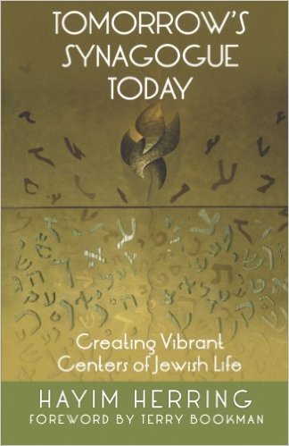 The cover of Tomorrow's Synagogue Today: Creating Vibrant Centers of Jewish Life Here
