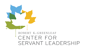 The organization logo for Robert K. Greenleaf Center for Servant Leadership Here