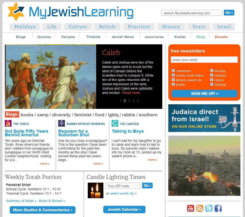 web resource My Jewish Learning Here