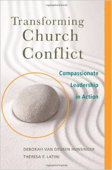 The cover of Transforming Church Conflict: Compassionate Leadership in Action Here