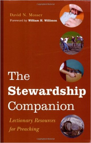 The cover of The Stewardship Companion: Lectionary Resources for Preaching Here